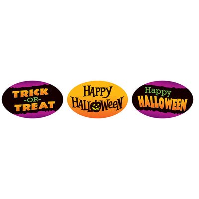 Happy Halloween (3 versions) Label