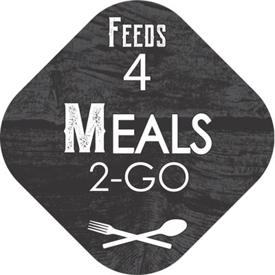 Meals 2-GO / Feeds 4 Label