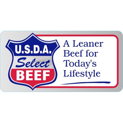 USDA Select Beef A Leaner Label