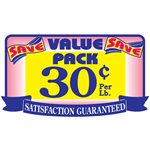 Value Pack / Save 30¢ per lb Label