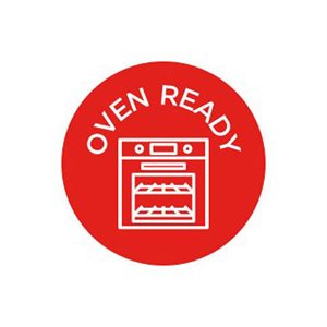Oven Ready (icon) Label