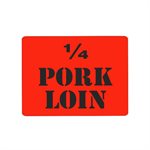 1 / 4 Pork Loin Label