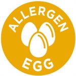 Allergen Egg (icon) Label