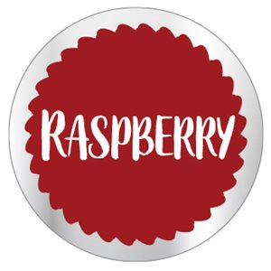 Raspberry Flavor Label