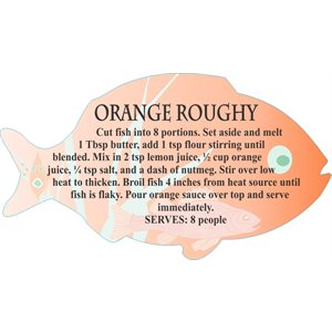 Orange Roughy Label