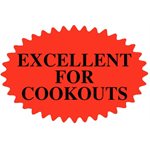 Excellent for Cookouts Label