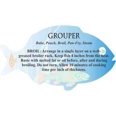 Seafood Labels | Supermarket Labels | 1-800-882-5104