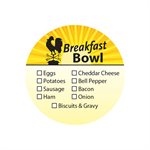 Breakfast Bowl (check off) Label