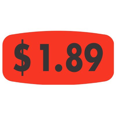 $1.89 Label
