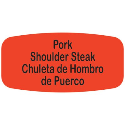 Pork Shoulder Steak / Chuleta de Hombro de Puerco Label