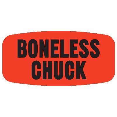 Boneless Chuck Label