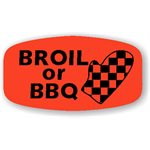 Broil or B-B-Q Label