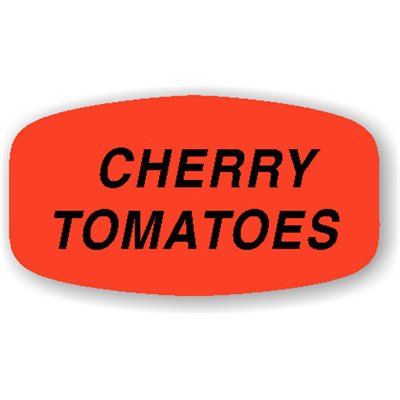 Cherry Tomatoes Label Cherry Tomatoes Label