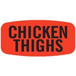 Chicken Thighs Label