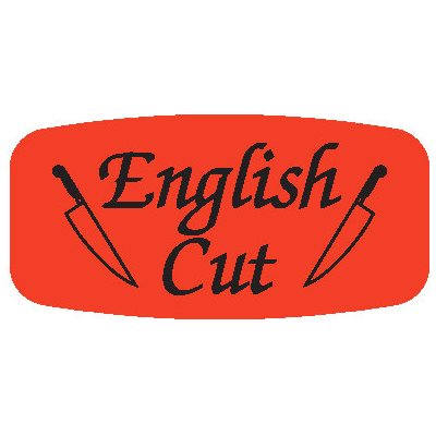 English Cut Label English Cut Label