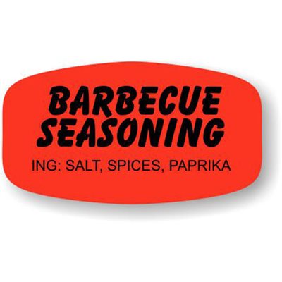 Barbecue Seasoning (w / ing) Label Barbecue Seasoning (w / ing) Label