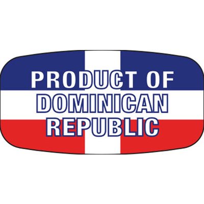 Product of Dominican Republic Label