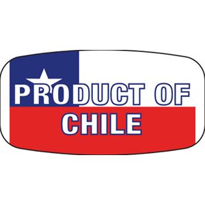Product of Chile Label