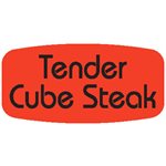 Tender Cube Steak Label