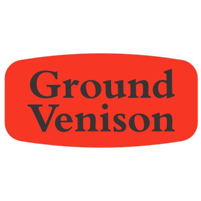 Ground Venison Label