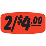 2 / $4.00 Label