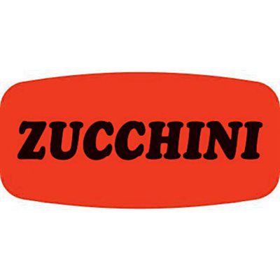 Zucchini Label Zucchini Label