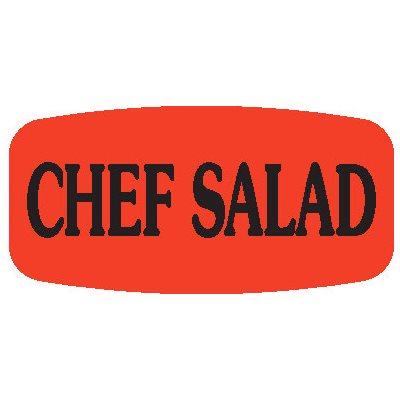 Chef Salad Label Chef Salad Label