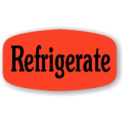 Refrigerate Label