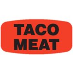 Taco Meat Label