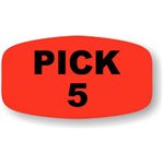 Pick 5 Label