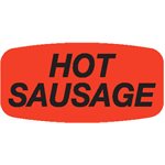 Hot Sausage Label