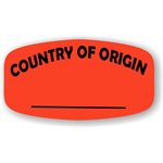 Country of Origin (write on) Label