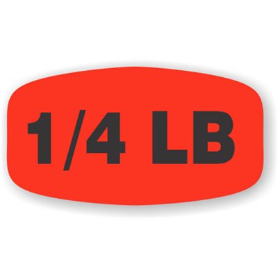 1 / 4 lb Label