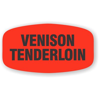 Venison Tenderloin Label