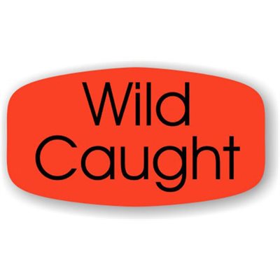 Wild Caught Label Wild Caught Label