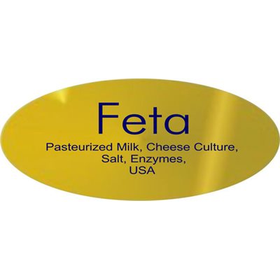 Feta w / ing Label