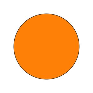Orange (Blank) Label