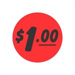 $1.00 Bullseye Label