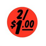 2 / $1.00 Bullseye Label